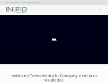 Tablet Screenshot of inepad.org.br